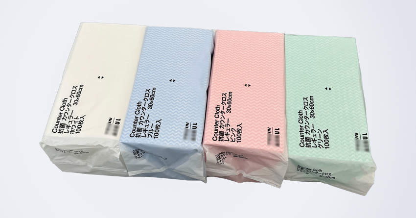 Custom Nonwoven Disposable Dish Washing Rag Food Grade Multipurpose Nonwoven Cleaning Cloth