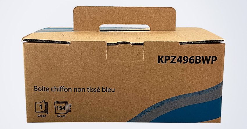 Boxed Disposable Industrial Cleaning Cloth With Handle