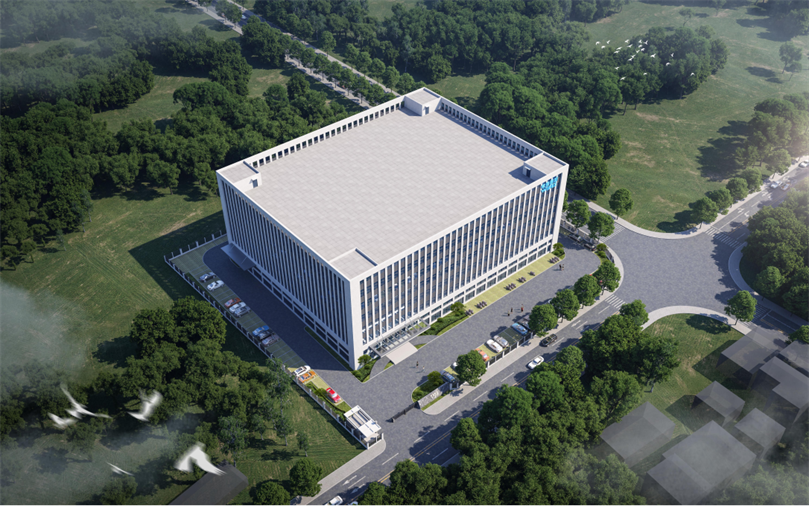 Factory exterior design renderings